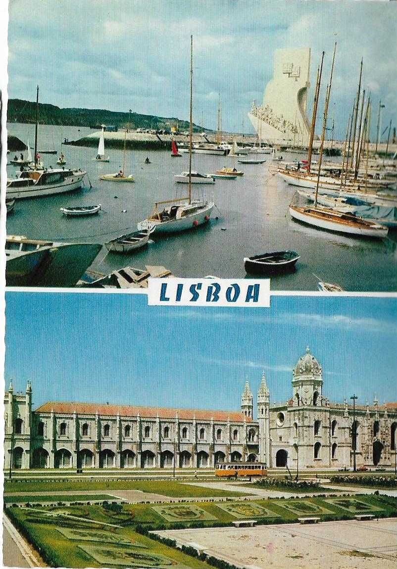 Lisboa - - - Postais antigos  - (cerca de 30 anos) - - - - - Postais