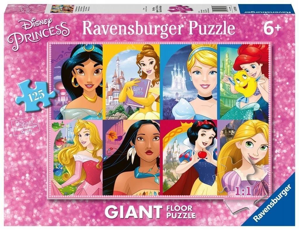 Puzzle 125 Disney Princess Giant, Ravensburger