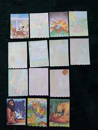 Kolekcjonerskie karteczki z notesików Disney lata 90