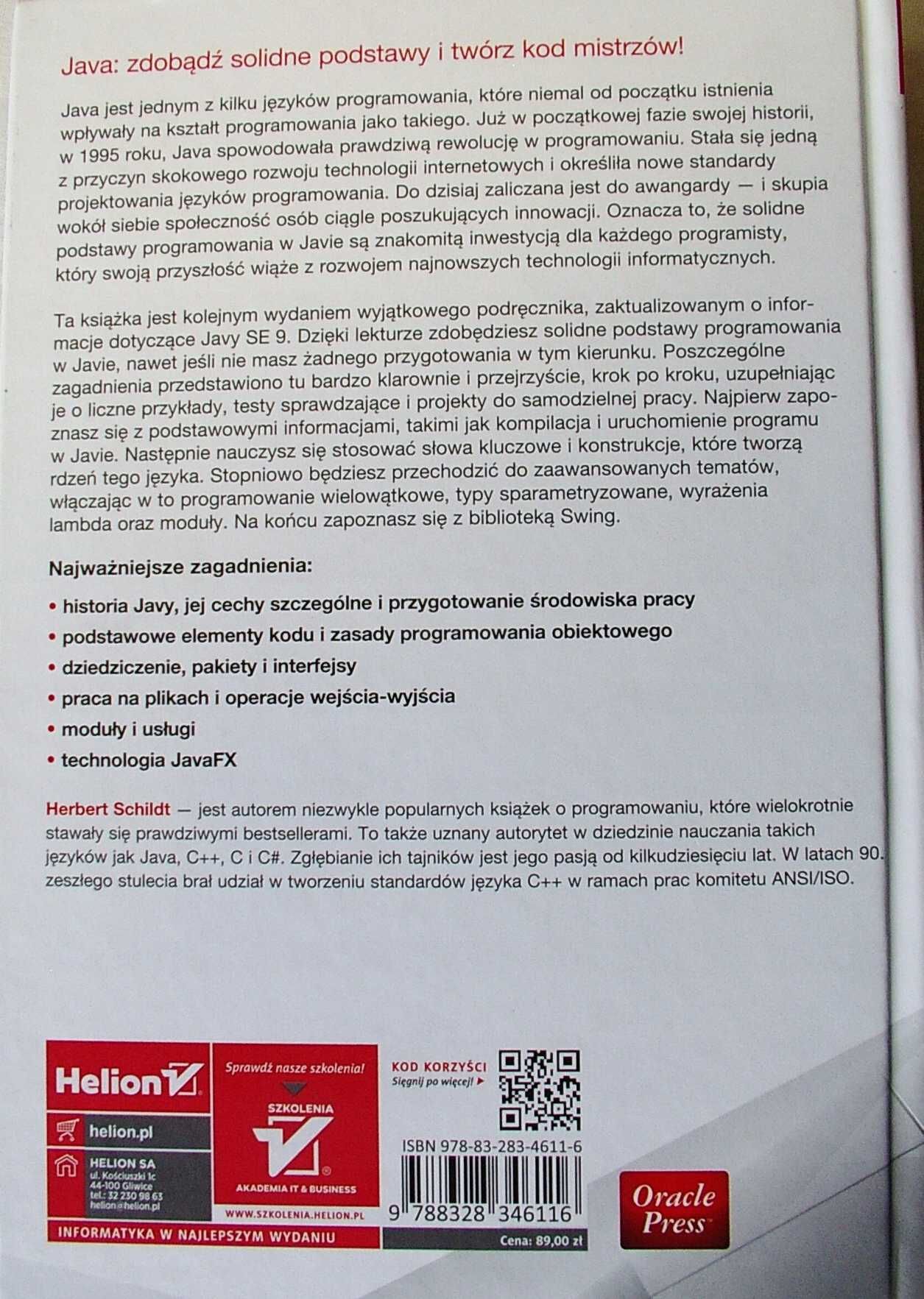 JAVA Przewodnik dla początkujących - Schildt TWARDA