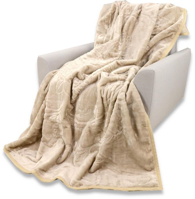 Koc Akrylowy Tłoczony Narzuta ELWAY 160x210 Kolor 51 eStilex