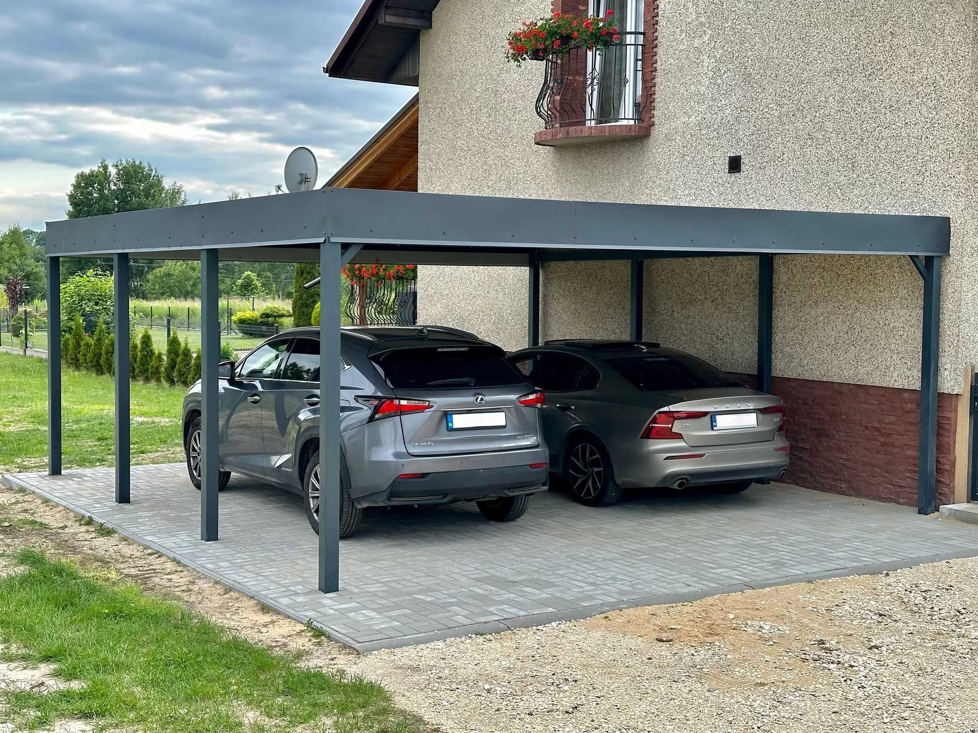 Carport 6x6 6x3 Wiata Samochodowa Altana Metalowa