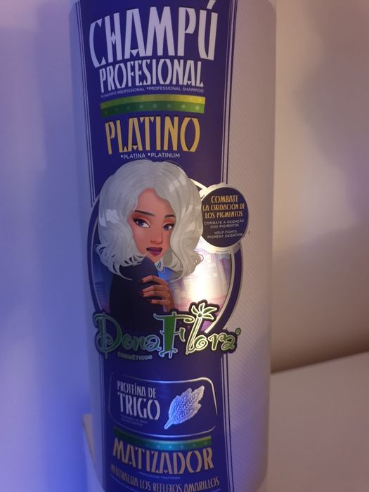 Champú para cabelos loiros