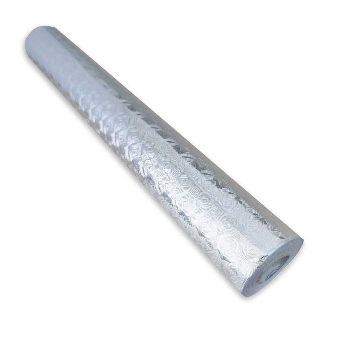 Самоклеюча плівка візерункова срібло