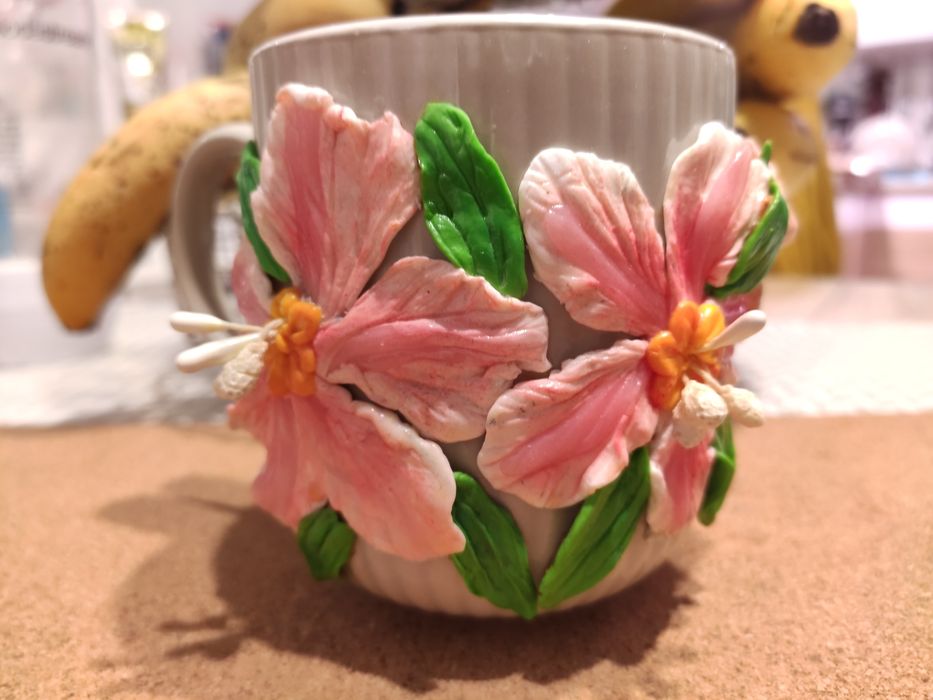 Kubki ręcznie zdobione - prezent