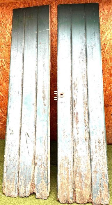 Porta antiga de duas folhas, 254X61 cm