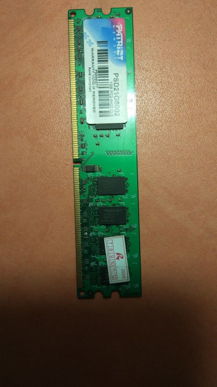 Оперативная память 1гб DDR 2