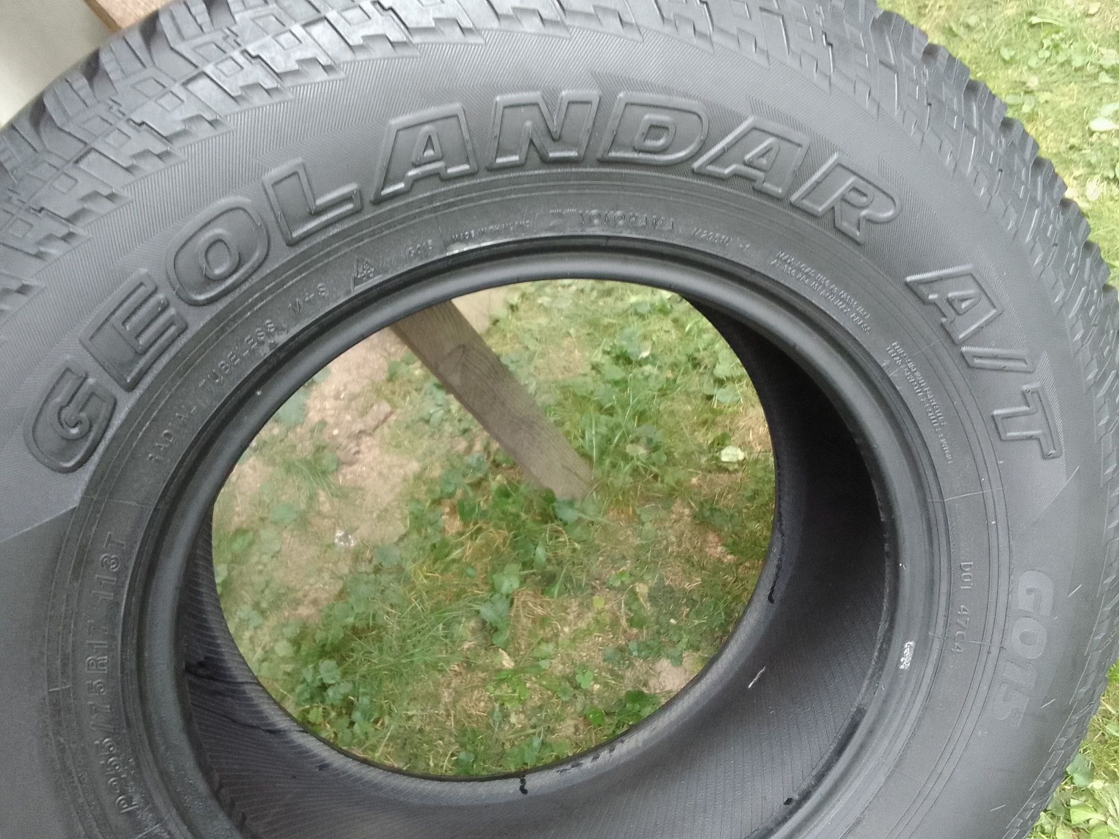 Opona zimowa 255/75r17 YOKOHAMA 6mm