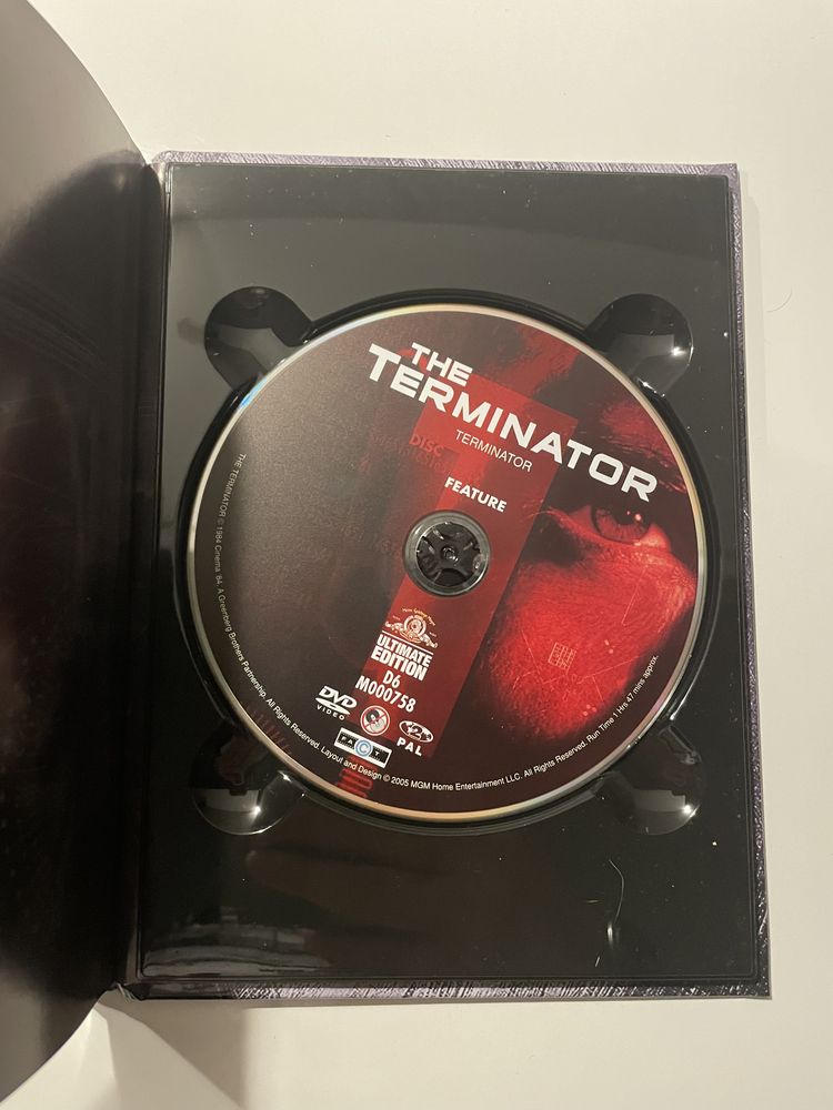 Terminator - film DVD z książka