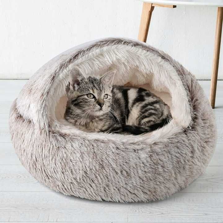 LEGOWISKO PLUSZOWE puchate miękkie poduszka domek dla kota 50 x 45 CM