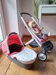 Wózek spacerówka 3w1 baby born Maxi Cosi Quinny
