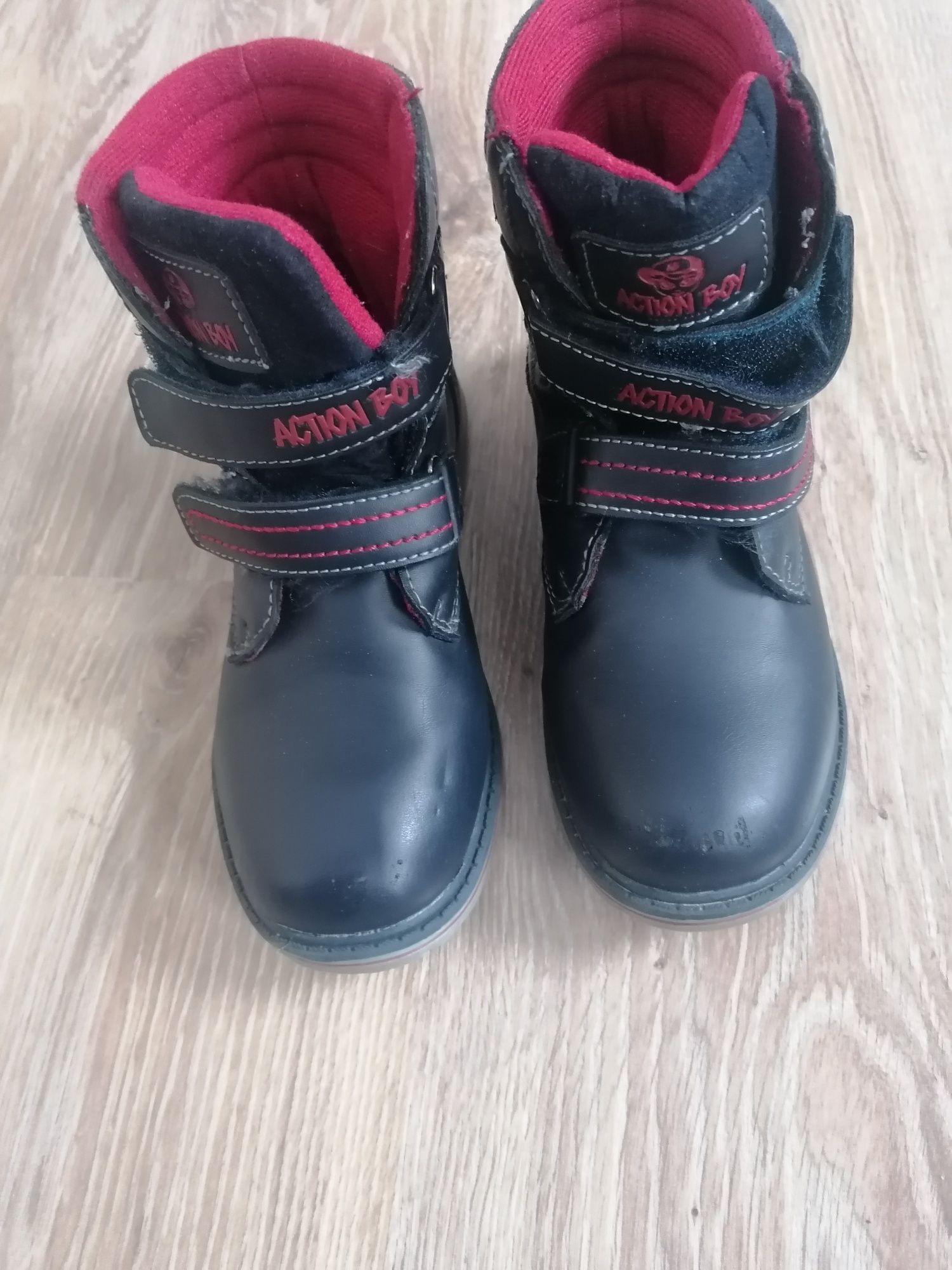 Buty zimowe na rzep 32