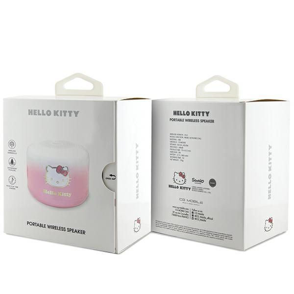 Hello Kitty Głośnik Bluetooth 5.0 Hkwsbt6Gkep Różowy/Pink Electroplate
