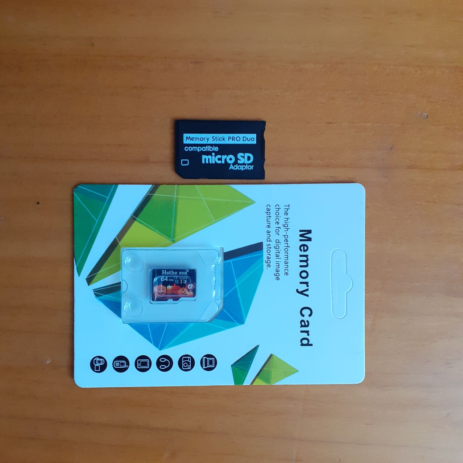 Adaptador memory stick pro duo + Micro sd 64GB
