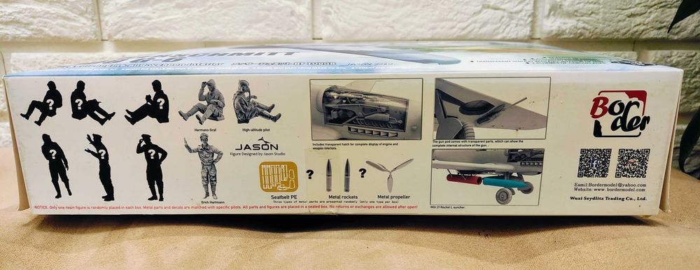 Niemiecki Myśliwiec Messerschmitt BF-109 G6 | BorderModel - BF001 1:35