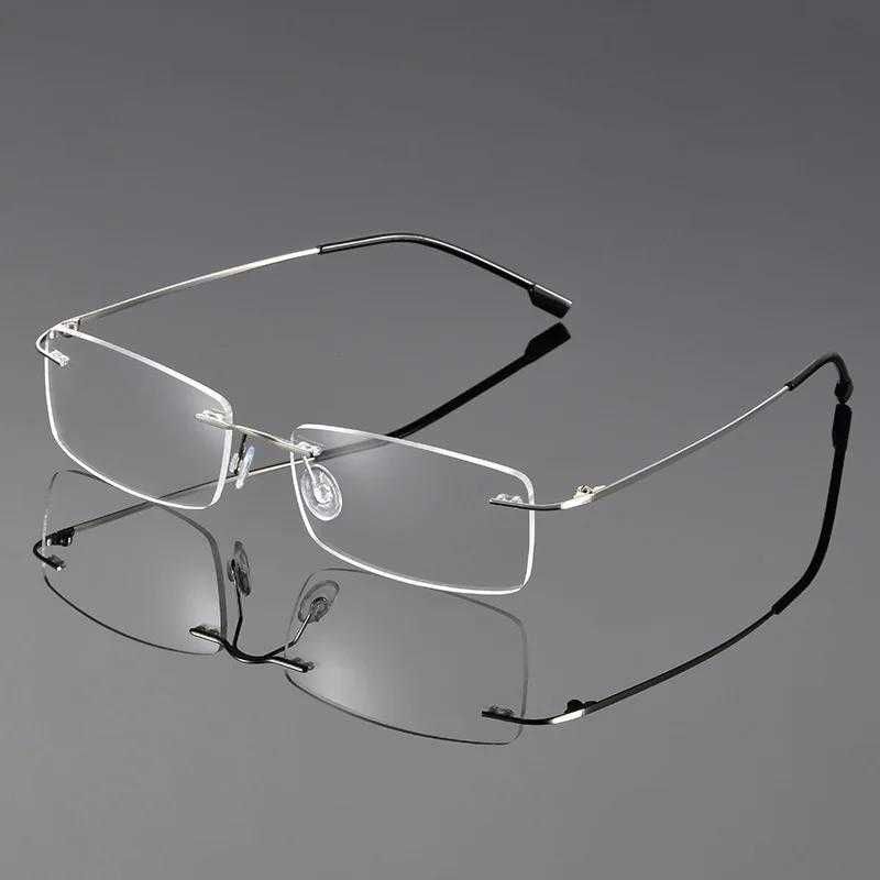 Для Комп-Ноут-Чтение Ультра легкие Ретро очки Титан Три разных модели