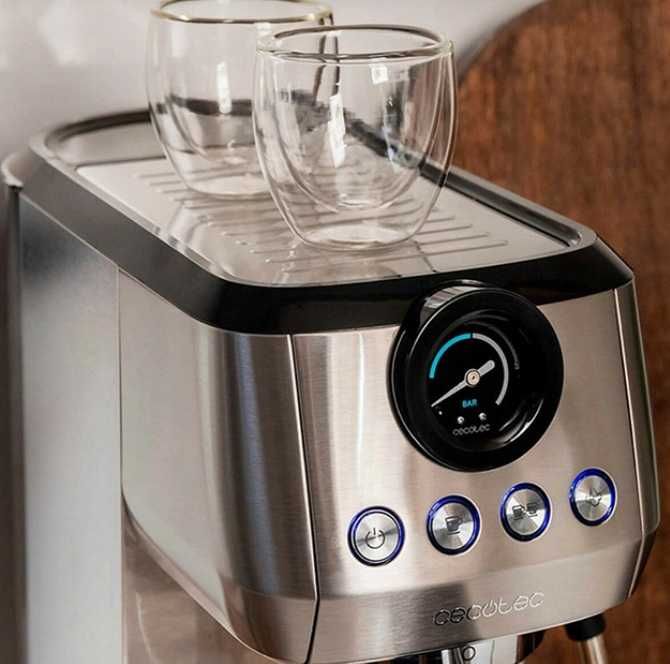 Рожковая кофеварка для еспрессо Cecotec Power Espresso 20 Steel Pro