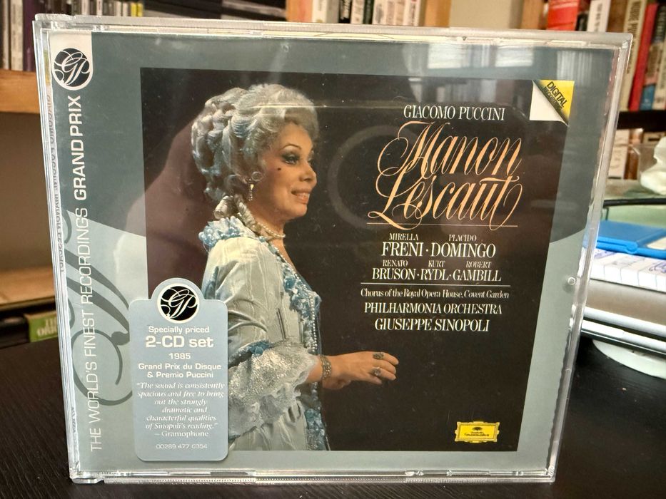 Puccini – Manon Lescaut – Mirella Freni, Placido Domingo – Sinopoli