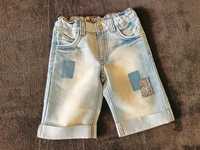 Krótkie spodenki r. 110 jeansowe NOWE C&A spodnie dżinsowe