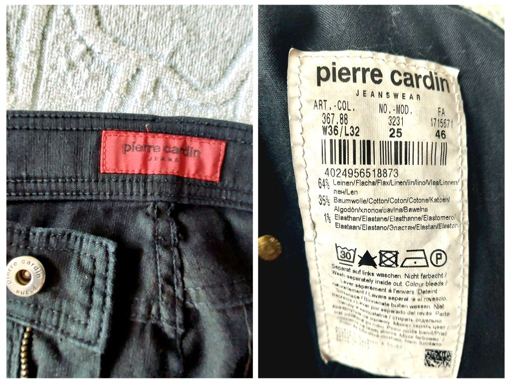 Штаны "Pierre Cardin" Premium Lines /Лён/ W36 L32 / Original