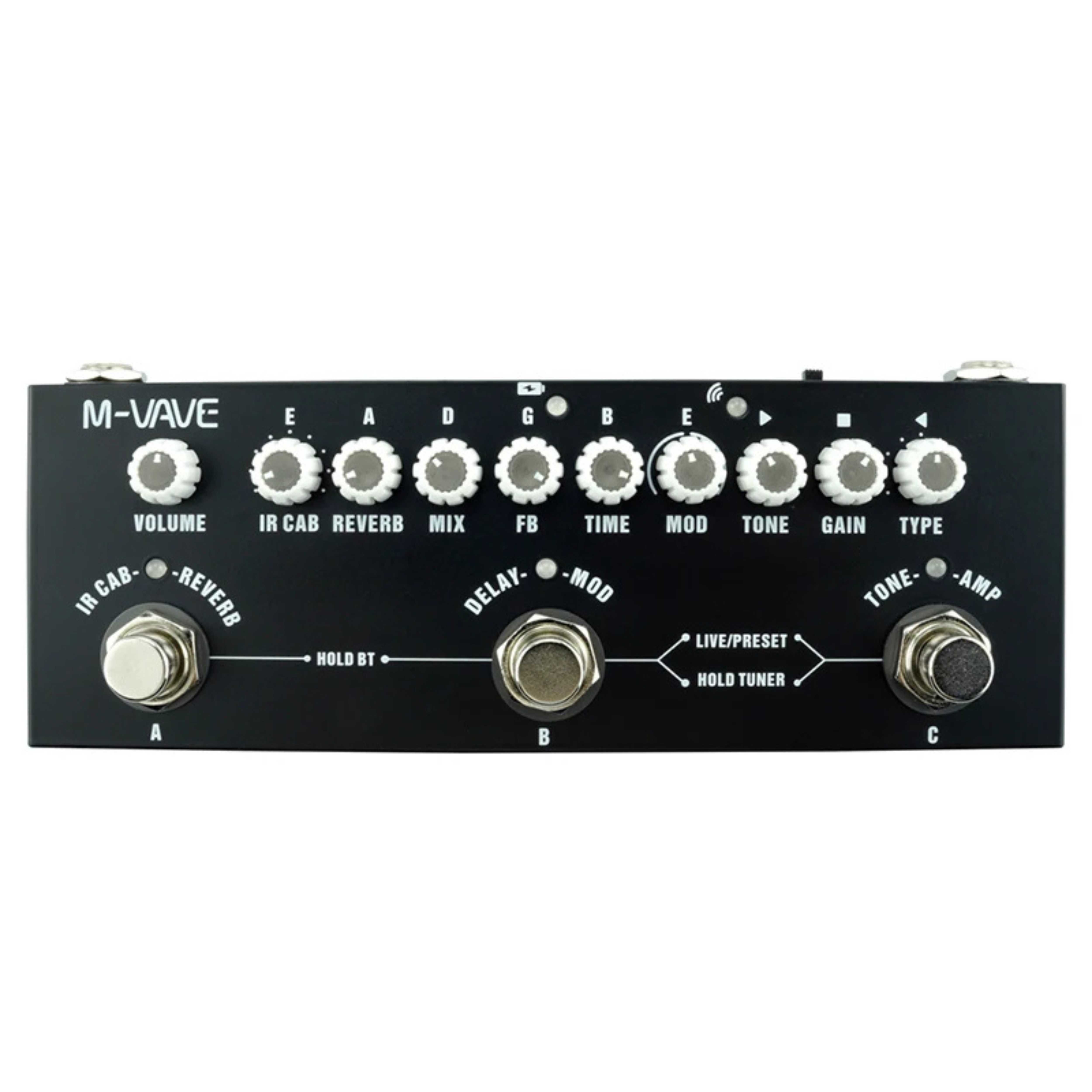 Multiefekt gitarowy M-WAVE CUBE BABY - NOWY / Distortion, Reverb...