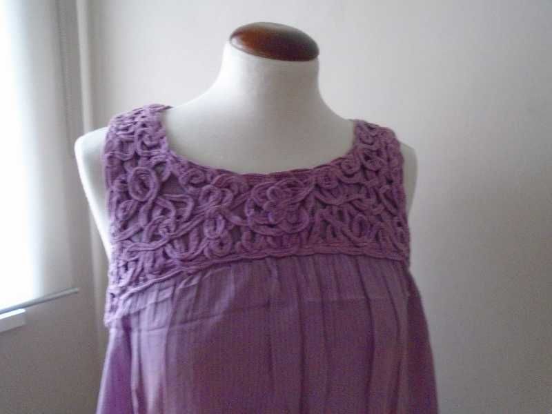 Vestido balão lilás clarinho