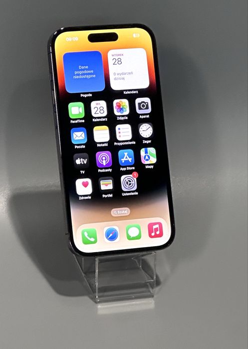 Smartfon Apple iPhone 14 Pro 5G 128GB Fioletowy. Bat 90% czytaj opis