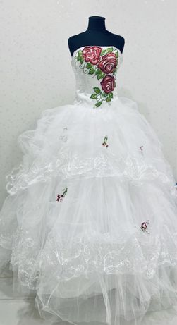 Свадебное платье вышиванка