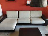 Sofa com chaise longue