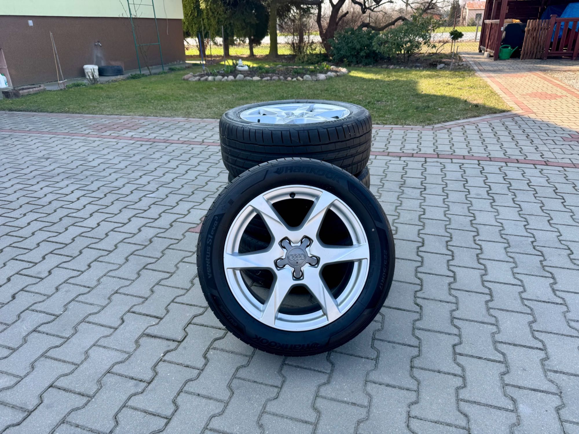 Oryginalne Felgi Aluminiowe Audi A4 17" 5x112  i Opony 225/50R17