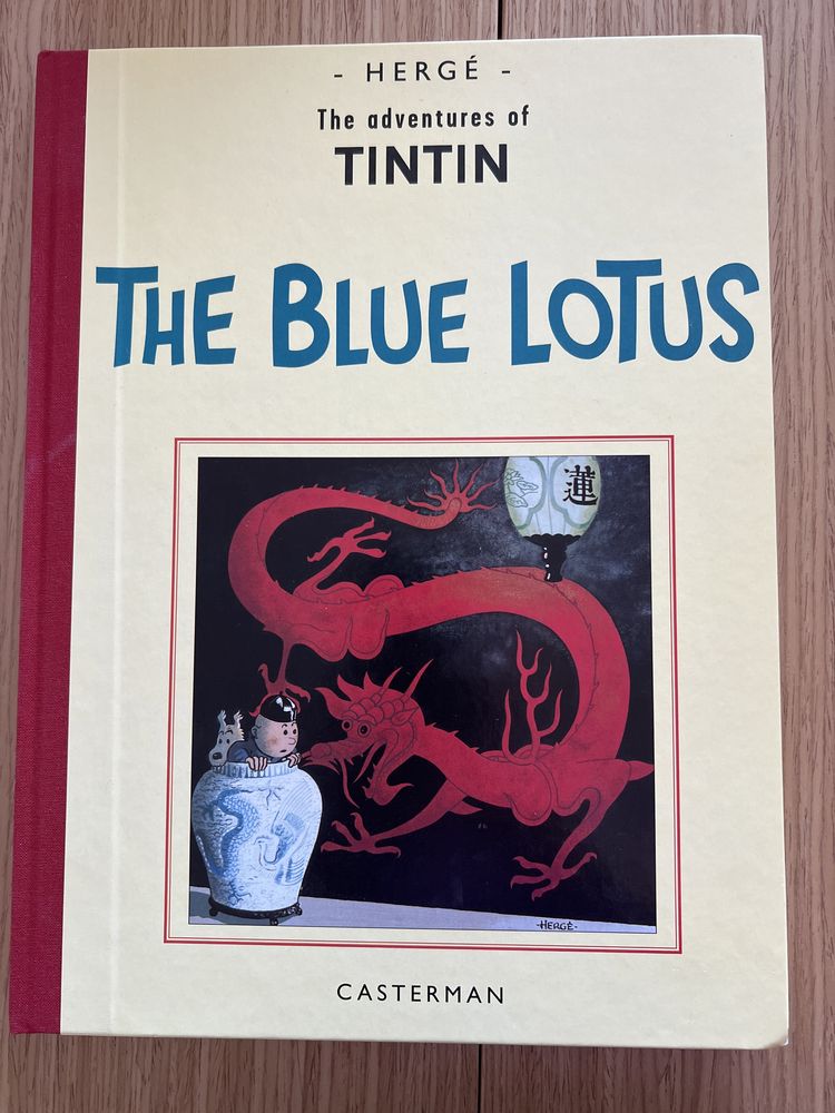 Tintin The Blue Lotos komiks EN