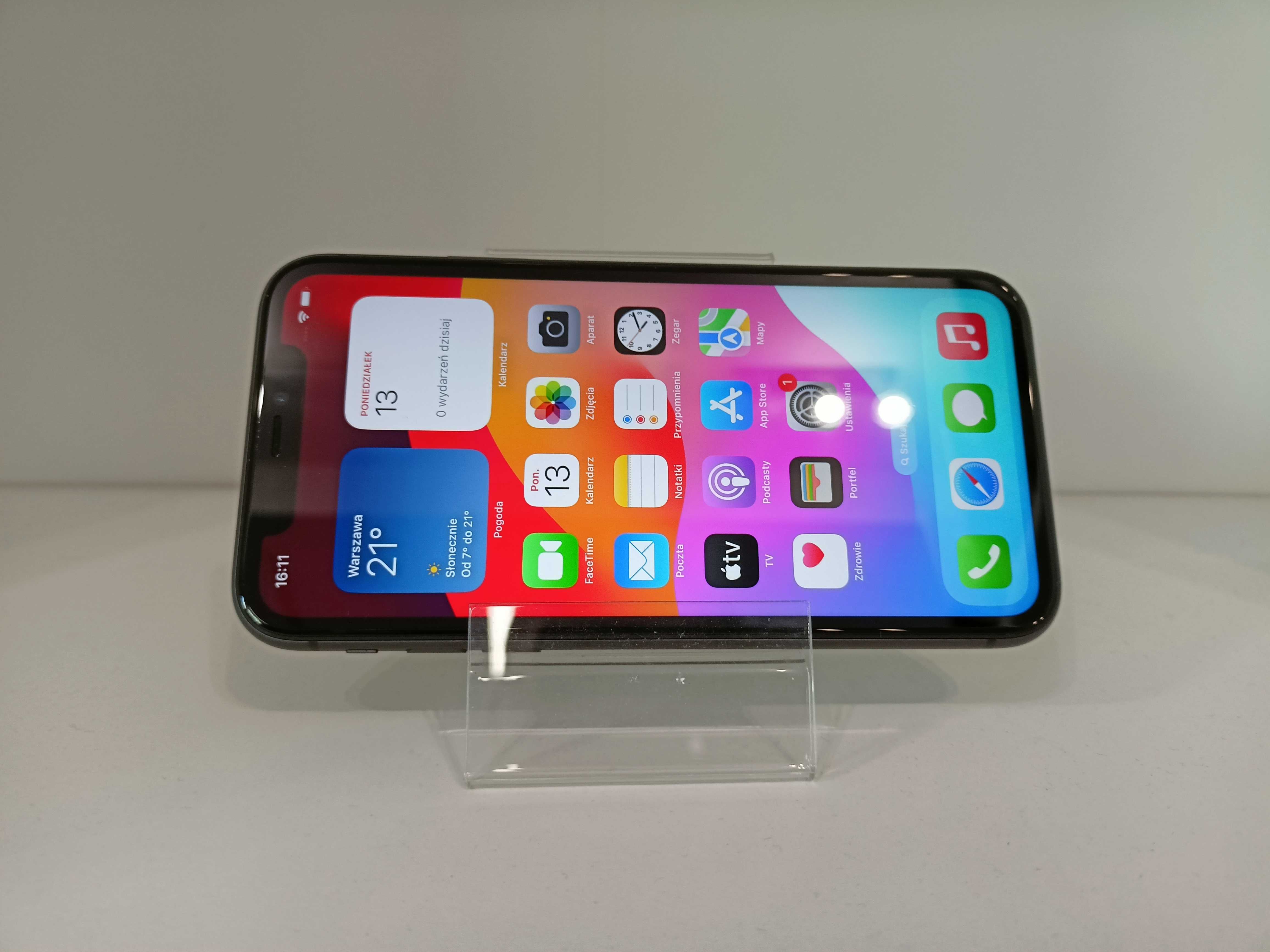 iPhone 11 A2111 64gb 2x12Mpx Bateria 94% Rok Gwarancji FV23% RATY 0%