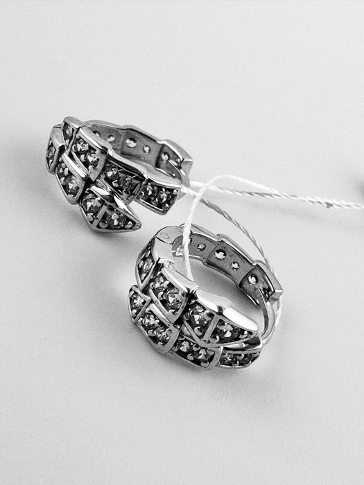 Золота каблучка біле золото кішка