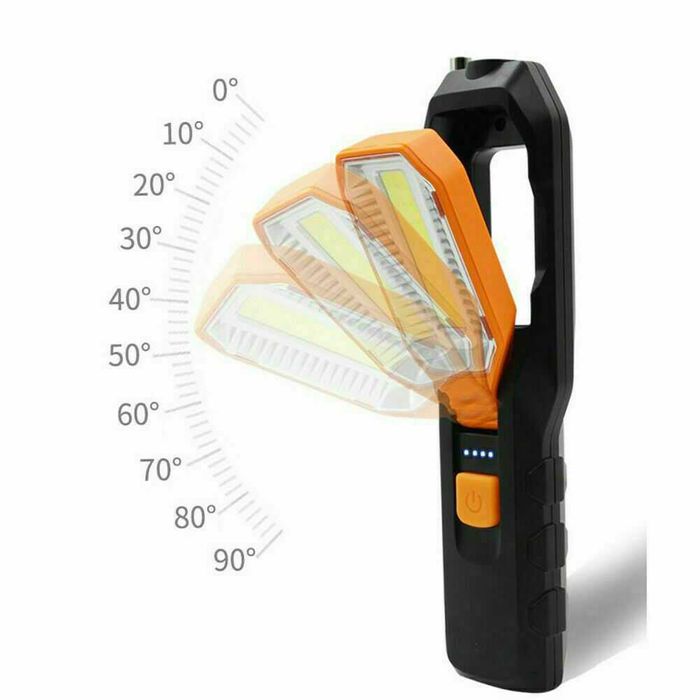 Lanterna LED Recarregável. Com iman. Ideal para o carro, oficina.