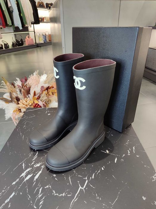 Чоботи 24C Rubber Rain Boots Black