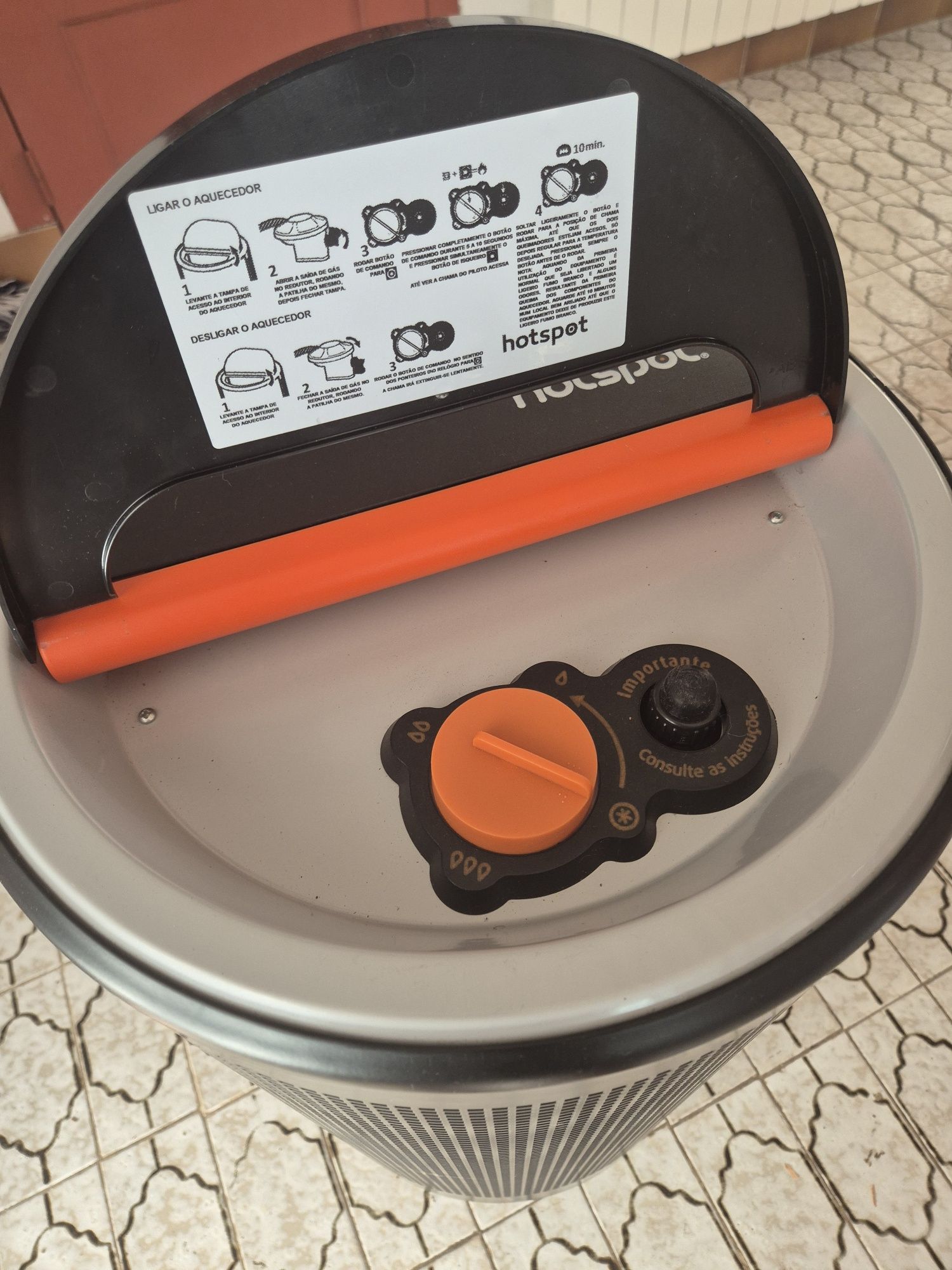 Aquecedor a gás de oferta uma botija de gás