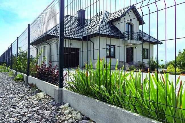 Ogrodzenie panelowe podmurówka montaż panele ogrodzeniowe brama oc+ral