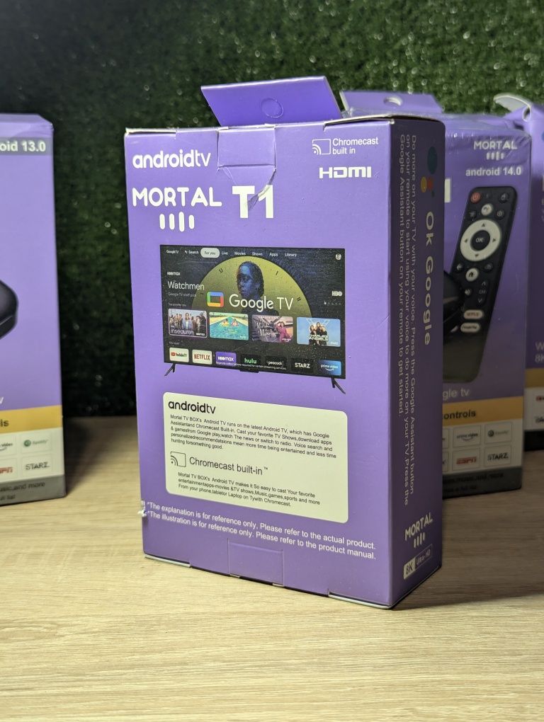 Smart tv приставка Mortal T1 2/16 gb з голосовим пошуком