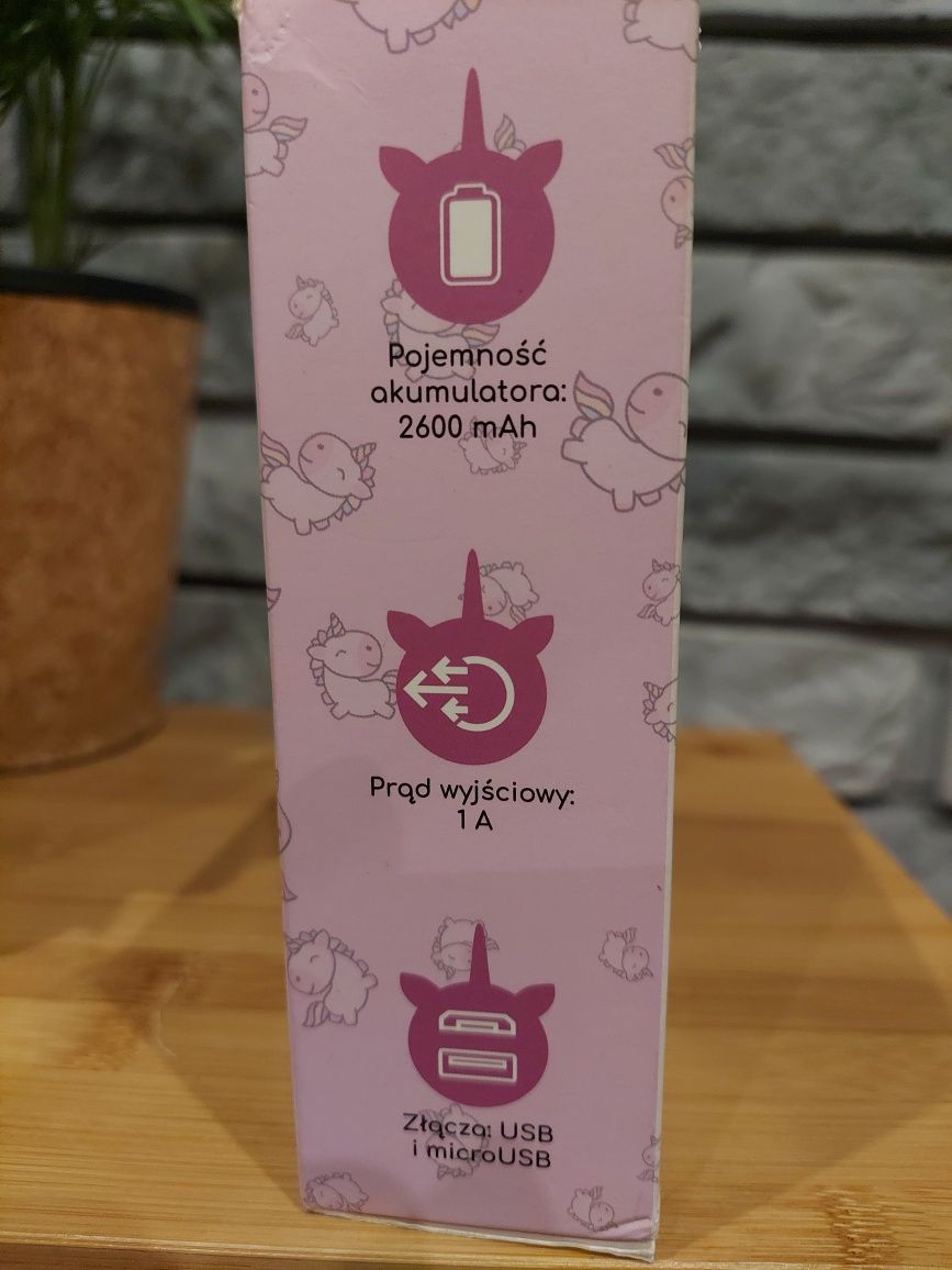 Powerbank jednorożec smarty kid