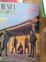 Lote 5 Revista MÚSICA 1988 XUTOS e PONTAPÉS,Jorge Palma Afonsinhos