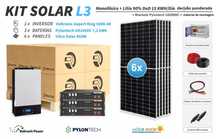 kit solar de lítio L3 15 kwh dia Pylontech 7,2 kwh 90% DOD