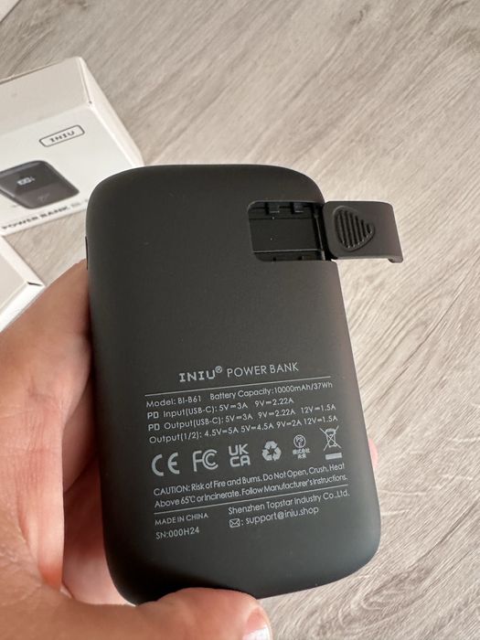 Павербанк INIU 10000 mAh 22.5W • Новий • Гарантія! Краща ціна!