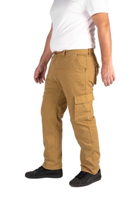 Calças "Cargo" em algodão de alta qualidade