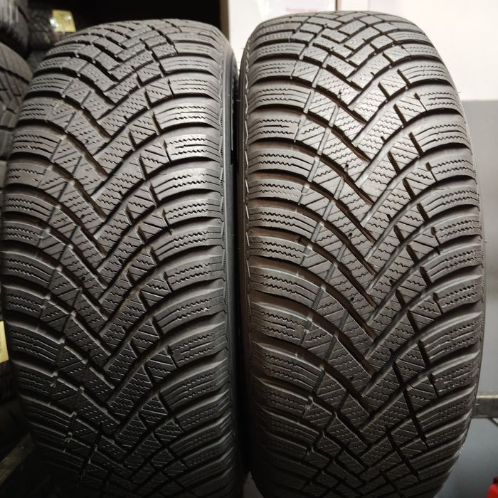 215/60/16 XL Sprzedam parę opon zimowych Hankook