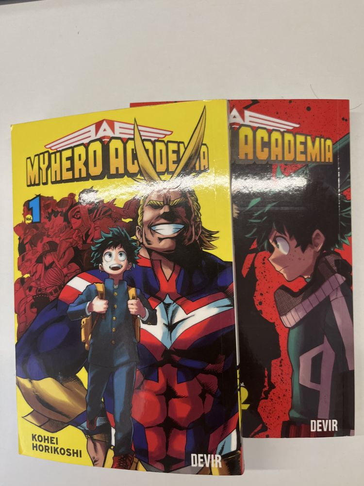 Mangá My hero academia 1,2