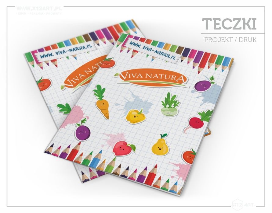 Teczki, wizytówki TWOIM LOGO Reklama firmy Drukarnia+Projekt