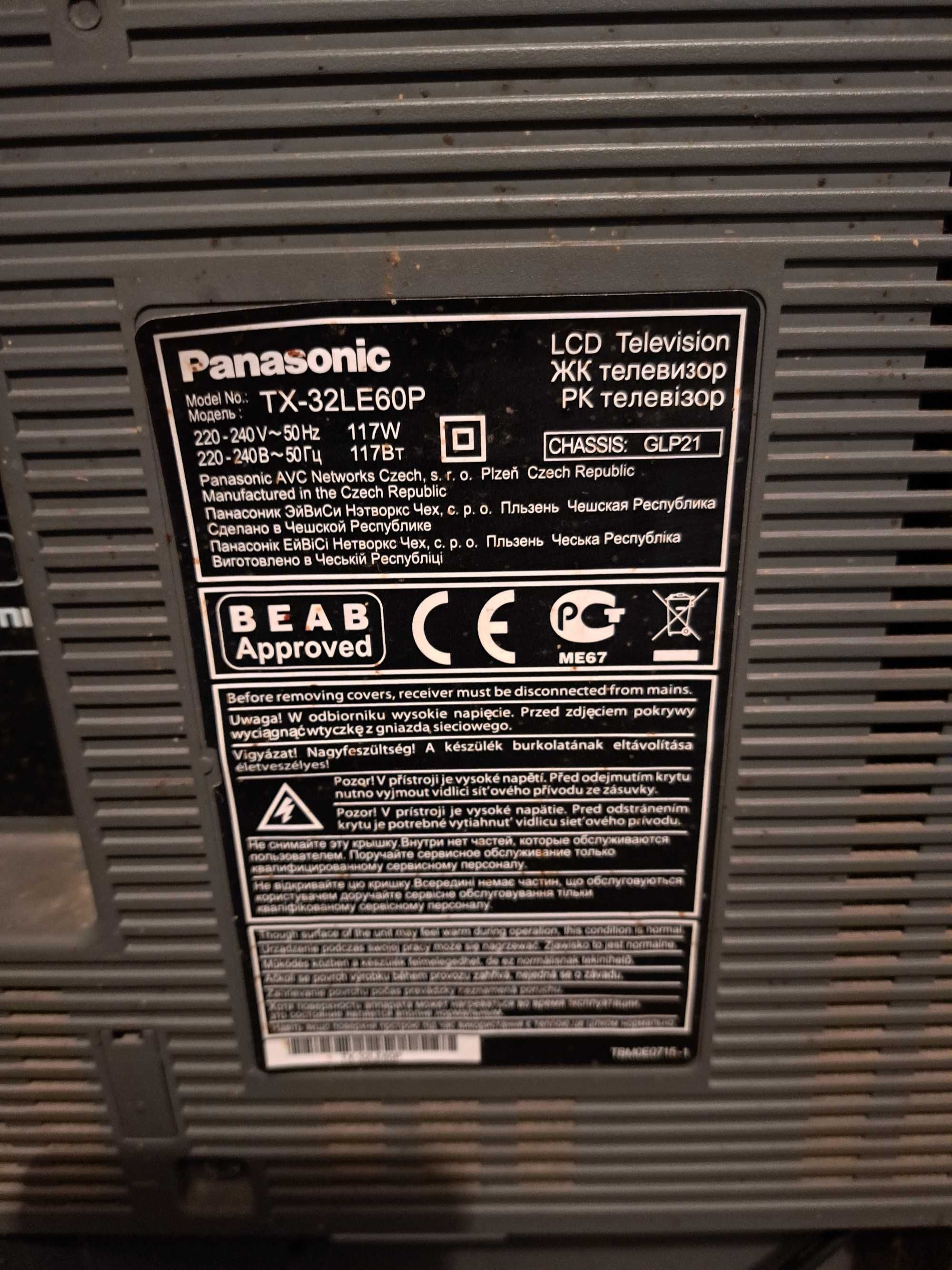 Sorzedam telewizor panasonic