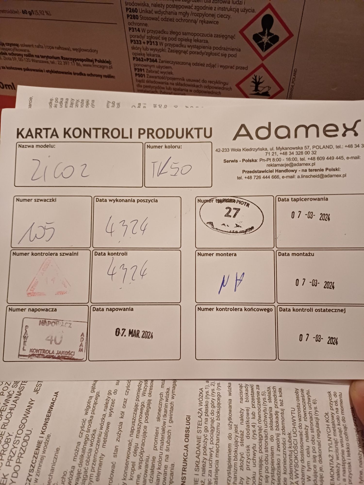 Adamex zico wózek dzieciecy