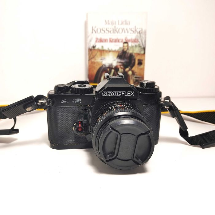 Lustrzanka do fot ulicznej Chinon CE-4 RevueFlex AC-2 lens 50mm 1:1,4