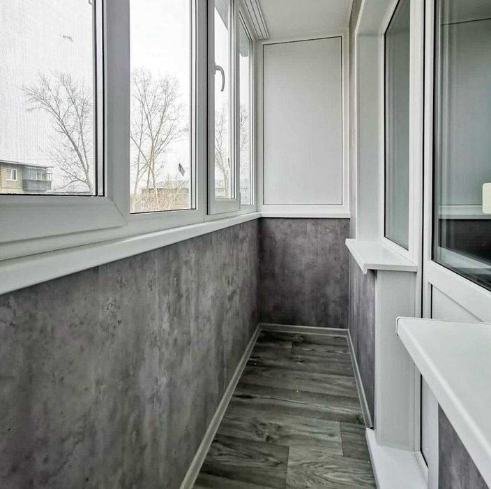 Скління / Внутрішня обшивка балкону Утеплення Монтаж балкона КИЇВ!